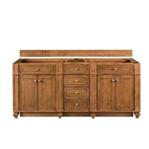 James Martin 157-V72-SBR Bristol 72 Inch Double Vanity in Saddle Brown