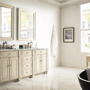 James Martin 157-V72-VV Bristol 72 Inch Double Vanity in Vintage Vanilla