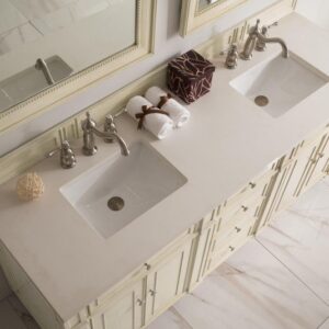 James Martin 157-V72-VV Bristol 72 Inch Double Vanity in Vintage Vanilla