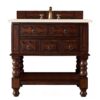 James Martin 160-V36-ACG-3EMR Castilian 36 Inch Single Vanity Cabinet in Aged Cognac with 3 CM Eternal Marfil Quartz Top