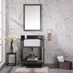 Legion Furniture WLF6022-PG 30 Inch Vanity in Pewter Green