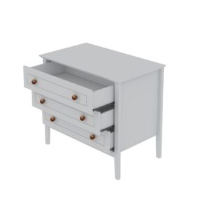 Manhattan Comfort Crown 31.29" Dresser in White