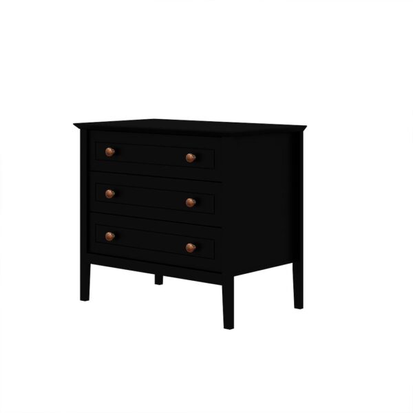 Manhattan Comfort Crown 31.29" Dresser in Black