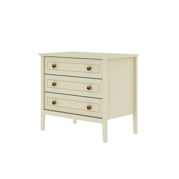 Manhattan Comfort Crown 31.29" Dresser in Off White