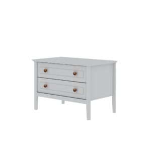 Manhattan Comfort Crown Bachelor Dresser in White