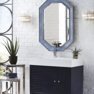 James Martin 210-V36-VBL Linear 36 Inch Single Vanity in Victory Blue