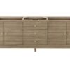 James Martin 210-V72D-WW Linear 72 Inch Double Vanity in Whitewashed Walnut