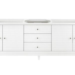 James Martin 210-V72S-GW Linear 72 Inch Single Vanity in Glossy White