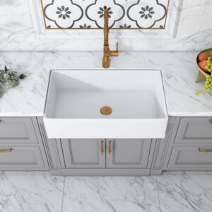 Altair 210036-KS Kosula 36 Inch Single Bowl Farmhouse Apron Kitchen Sink