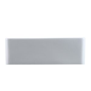 Altair 231030-KS Ancona 30 Inch Rectangular Ceramic Vessel Bathroom Sink - Glossy White