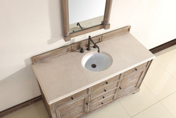 James Martin 238-104-5311 Savannah 60 Inch Single Vanity Cabinet in Driftwood