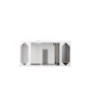 James Martin 238-104-V48-BW-3CSP Savannah 48 Inch Single Vanity Cabinet in Bright White with 3 cm Charcoal Soapstone Quartz Top with Sink