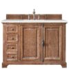 James Martin 238-105-5211-3ESR Providence 48 Inch Single Vanity Cabinet in Driftwood with 3 CM Eternal Serena Quartz Top