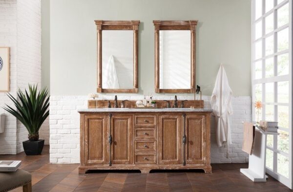 James Martin 238-105-5711 Providence 72 Inch Double Vanity Cabinet in Driftwood