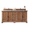 James Martin 238-105-5711-3AF Providence 72 Inch Driftwood Double Vanity with 3 cm Arctic Fall Solid Surface Top