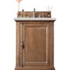 James Martin 238-105-V26-DRF-3ENC Providence 26 Inch Single Vanity Cabinet with Ethereal Noctis Quartz Top - Driftwood