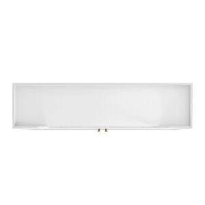 Manhattan Comfort Addie 53.54 Sideboard with 5 Shelves in White