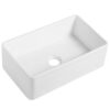 Altair 251030-KS Calabria 30 Inch Porcelain Vitreous China Farmhouse Kitchen Sink