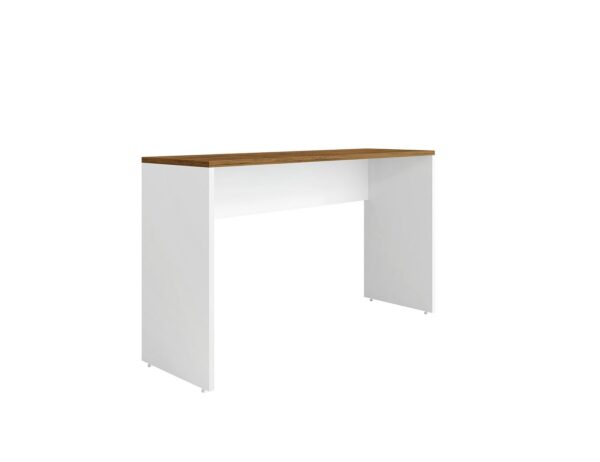 Manhattan Comfort Eiffel Garage Desk in White Gloss