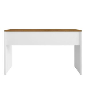 Manhattan Comfort Eiffel Garage Desk in White Gloss