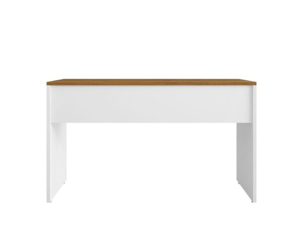 Manhattan Comfort Eiffel Garage Desk in White Gloss