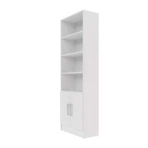 Manhattan Comfort Practical Catarina Cabinet with 5-Shelves in White