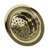 Nantucket 3.5 KDPB Premium Kitchen Polished Brass 3.5 Inch Kitchen Drain