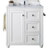 James Martin 301-V30-BW Copper Cove Encore 30 Inch Single Vanity in Bright White