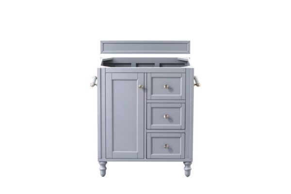 James Martin 301-V30-SL-3GEX Copper Cove Encore 30 Inch Single Vanity in Silver Gray with 3 cm Grey Expo Quartz Top with Sink