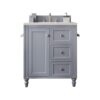 James Martin 301-V30-SL Copper Cove Encore 30 Inch Single Vanity in Silver Gray