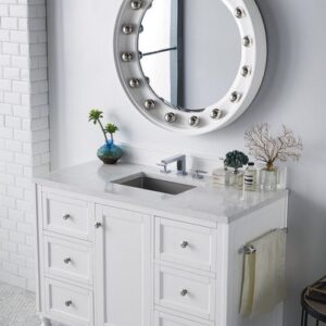 James Martin 301-V48-BW Copper Cove Encore 48 Inch Single Vanity in Bright White