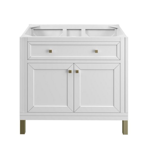 James Martin 305-V36 Chicago 36 Inch Glossy White Single Sink Vanity Cabinet Only