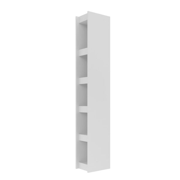 Manhattan Comfort Valuable Parana Bookcase 1.0 with 5-Shelves in White