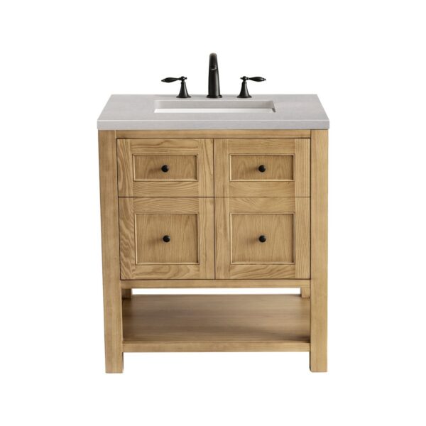 James Martin JM 330-V30 Breckenridge 30 Inch Free-Standing Single Sink Bathroom Vanity with 3 CM Top