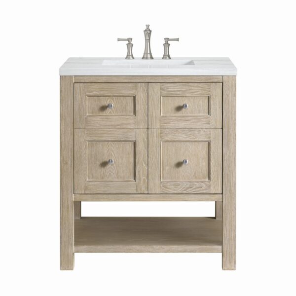 James Martin JM 330-V30 Breckenridge 30 Inch Free-Standing Single Sink Bathroom Vanity with 3 CM Top