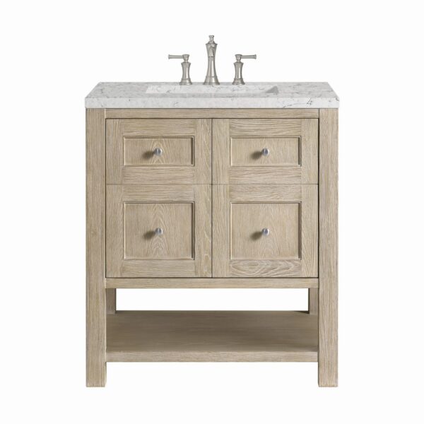 James Martin JM 330-V30 Breckenridge 30 Inch Free-Standing Single Sink Bathroom Vanity with 3 CM Top