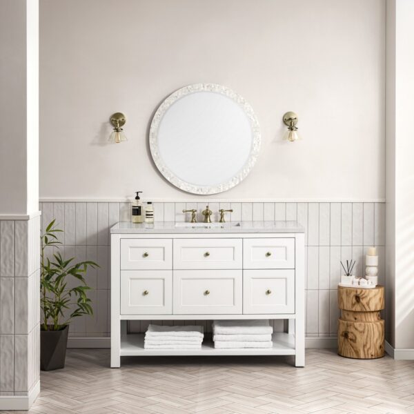 James Martin 330-V48 Breckenridge 47 7/8 Inch Free-Standing Single Sink Bathroom Vanity Cabinet Only