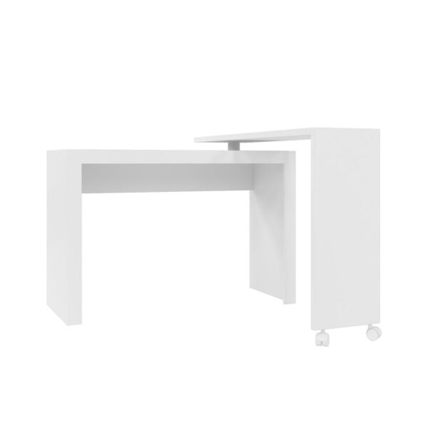 Manhattan Comfort Innovative Calabria Nested Desk in White