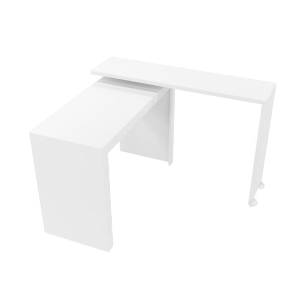 Manhattan Comfort Innovative Calabria Nested Desk in White