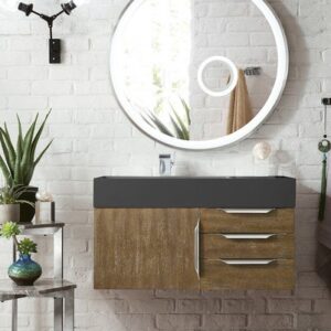 James Martin 389-V36-LTO-A Mercer Island 36 Inch Single Vanity in Latte Oak