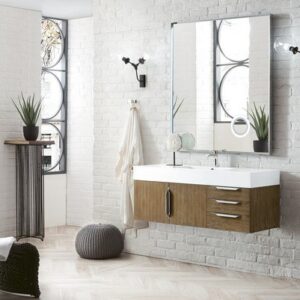 James Martin 389-V48-LTO-A Mercer Island 48 Inch Single Vanity in Latte Oak