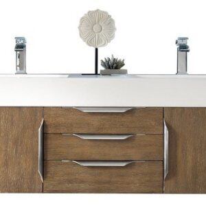 James Martin 389-V59D-LTO-A Mercer Island 59 Inch Double Vanity in Latte Oak