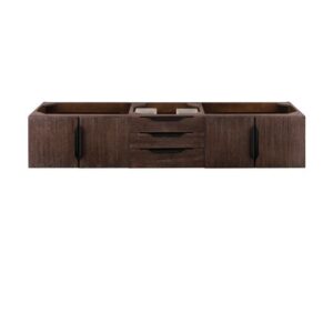 James Martin 389-V72D-CFO-MB Mercer Island 72 1/2 Inch Vanity - Coffee Oak