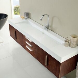 James Martin 389-V72S-CFO-A Mercer Island 72 Inch Single Vanity in Coffee Oak