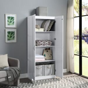 Manhattan Comfort Hopkins Modern  Storage Closet 3.0 in White