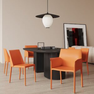 Manhattan Comfort Paris Coral Dining Chairs (Set of 6)