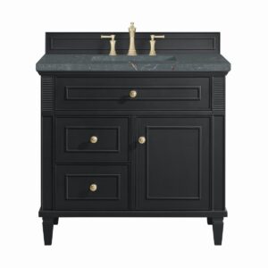 James Martin JM 424-V36 Lorelai 36 Inch Free-Standing Single Sink Bathroom Vanity with 3 CM Top