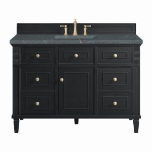 James Martin JM 424-V48 Lorelai 48 Inch Free-Standing Single Sink Bathroom Vanity with 3 CM Top