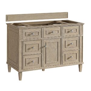 James Martin 424-V48 Lorelai 47 7/8 Inch Free-Standing Single Sink Bathroom Vanity Cabinet Only