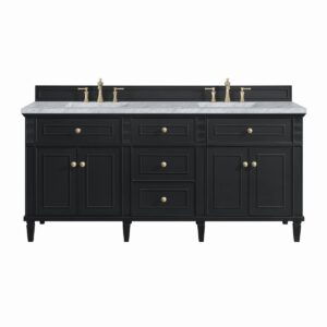 James Martin JM 424-V72 Lorelai 72 Inch Free-Standing Double Sink Bathroom Vanity with 3 CM Top